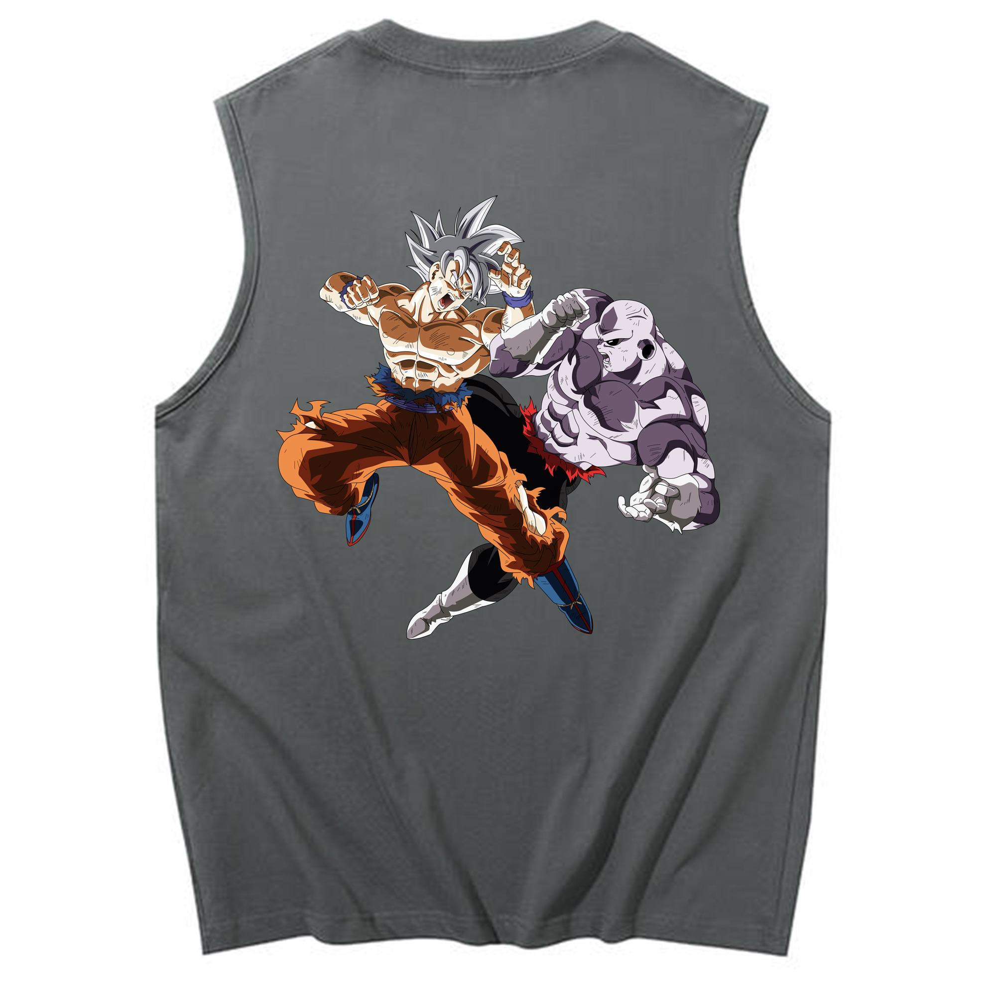 （画像用） ドラゴンボール 孫悟空（そん ごくう）Son Goku カカロット DRAGON BALL Kakarotto コットン100％タンクトップ（背面プリント）